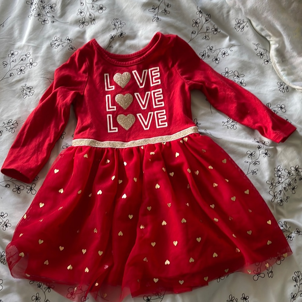 Red dress size 2T